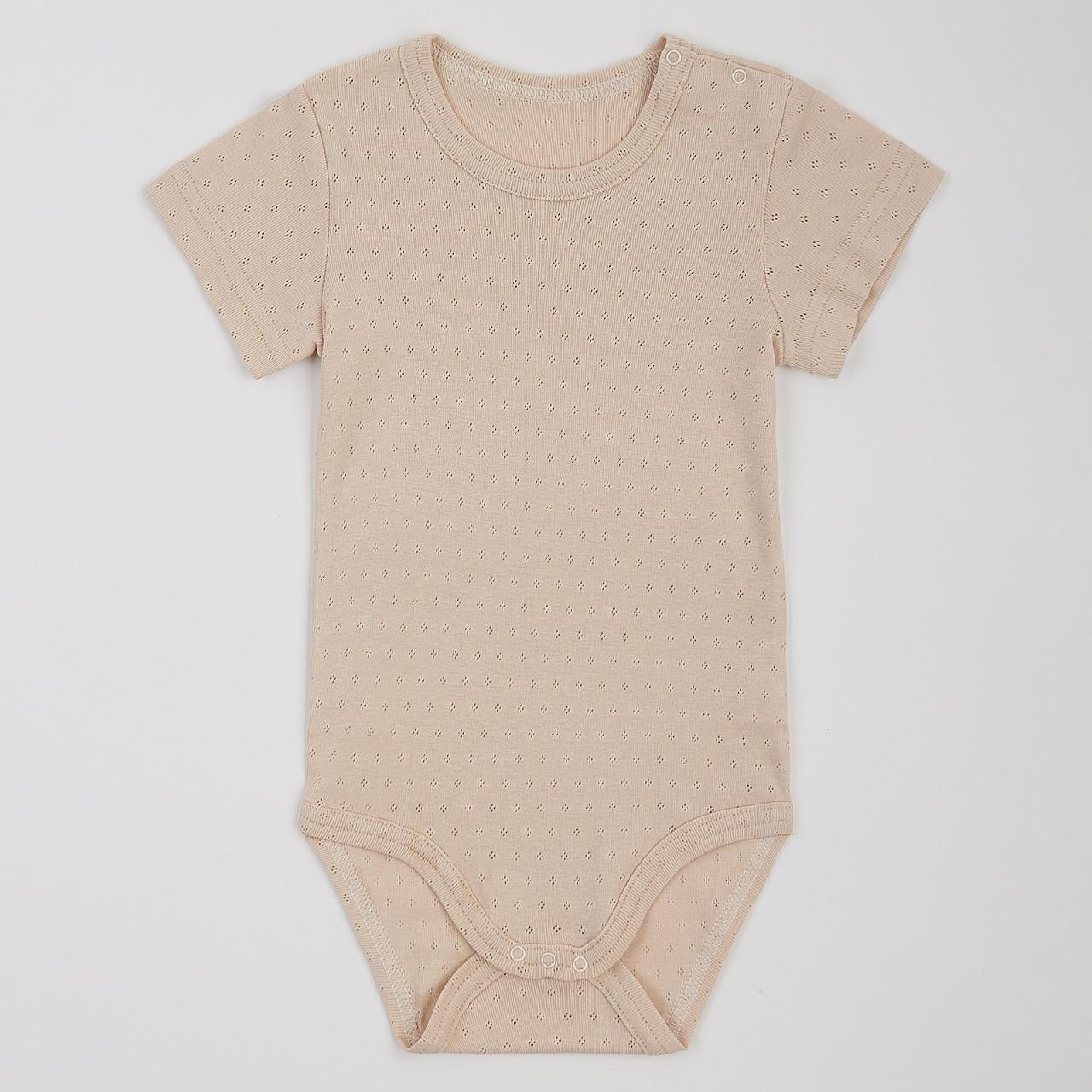 Боді для дитини бежеве в орнамент к.р.